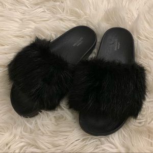 UO Furry Slides